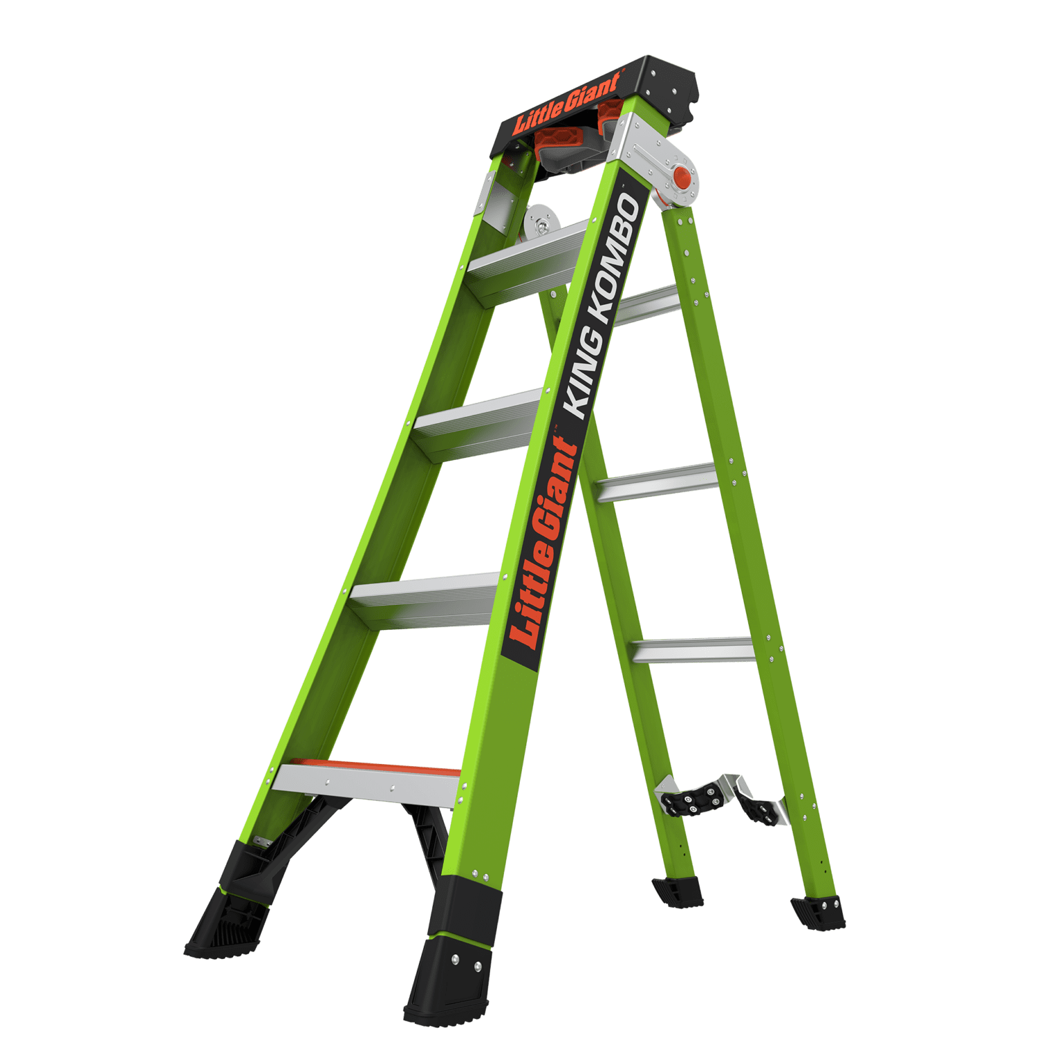 13580EN-071, King Kombo M5, Rotating Wall Pad, V-Rung Corner Pad, Ground Cue, Heavy Duty Feet, Step Ladder, Angle Profile