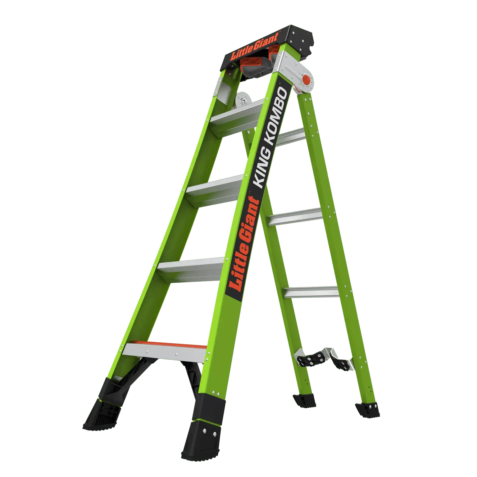 13580EN-071, King Kombo M5, Rotating Wall Pad, V-Rung Corner Pad, Ground Cue, Heavy Duty Feet, Step Ladder, Angle Profile