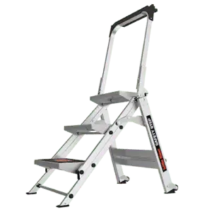 Die Little Giant Klapptreppe Safety Step zeichnet sich durch exellente Standfestigkeit aus.