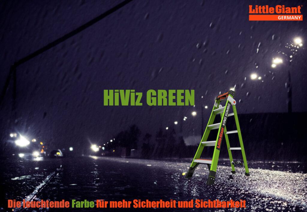 HiViz Green Little Giant Leiter